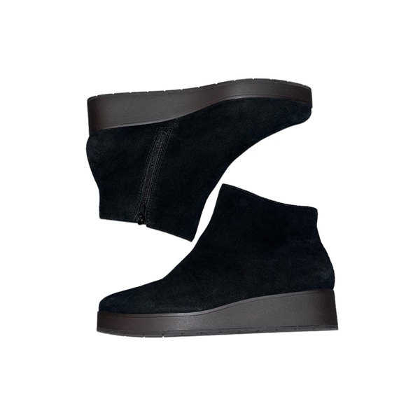 Lucky Brand Karmeya Black Suede Leather Booties - Picture 6 of 12